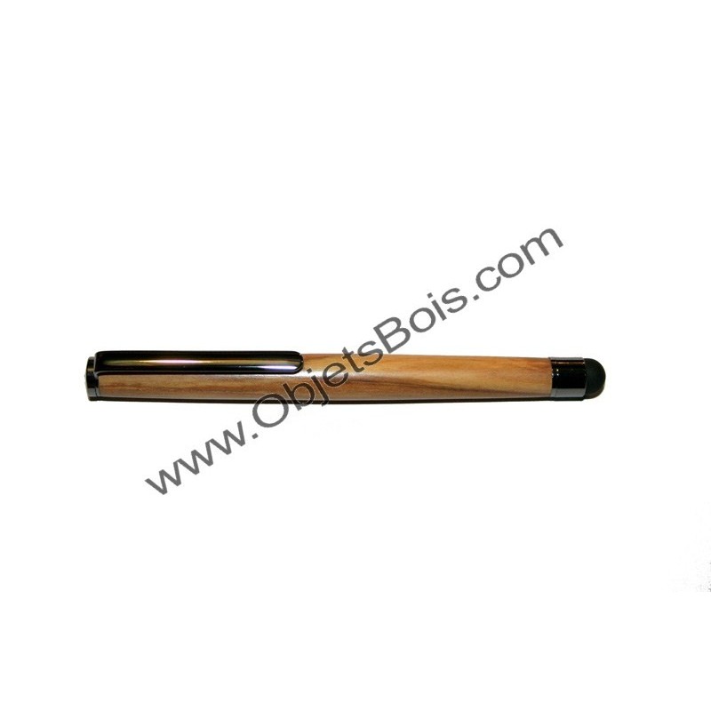 Stylet long en bois d'olivier pour tablette tactile Ipad, Samsung galaxy  tab, Motorola Xoom ou autres tablettes tactiles.