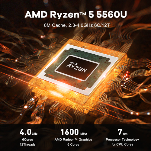 Beelink Mini PC SER5 AMD Ryzen5 5560U
